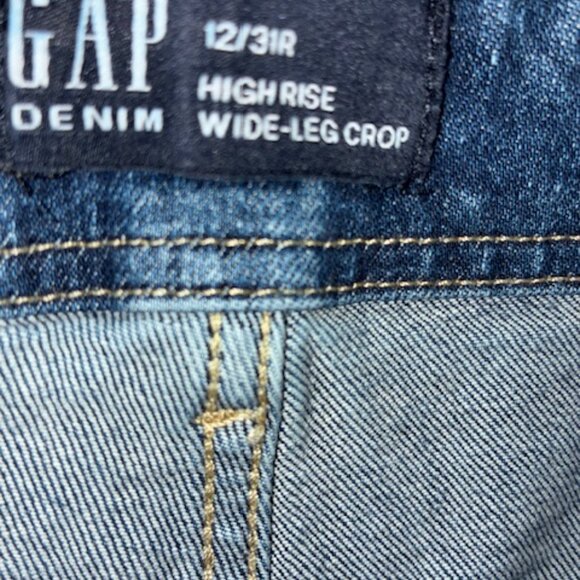 Gap Cropped Wide Leg Jeans - Picture 4 of 4